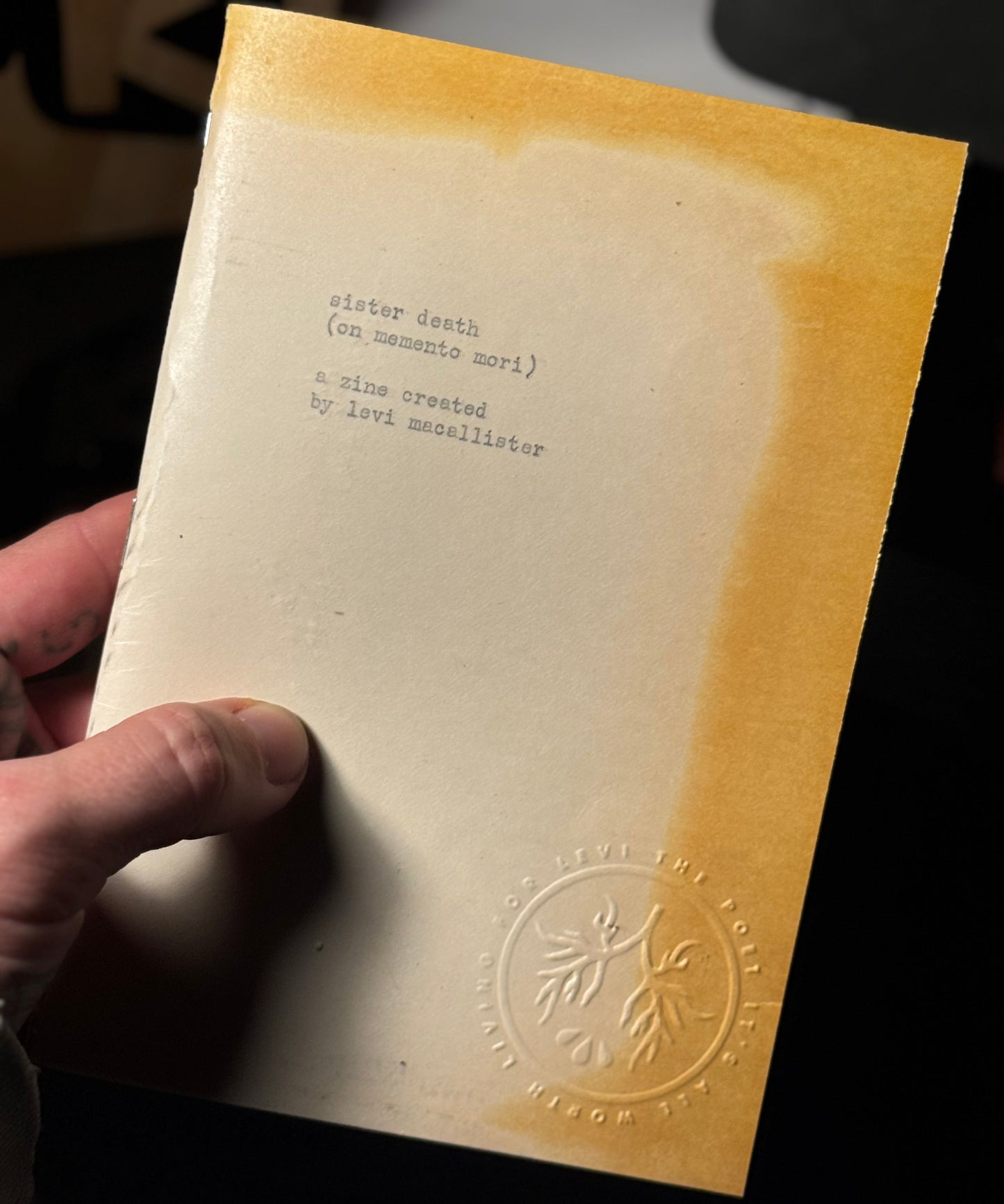 Zine: SISTER DEATH | Memento Mori