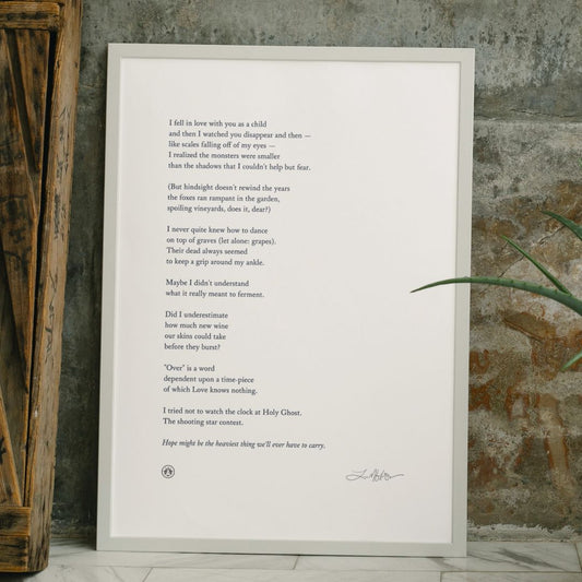 Heavy Hope Poster/Print