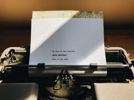 Custom Typewriter Poetry