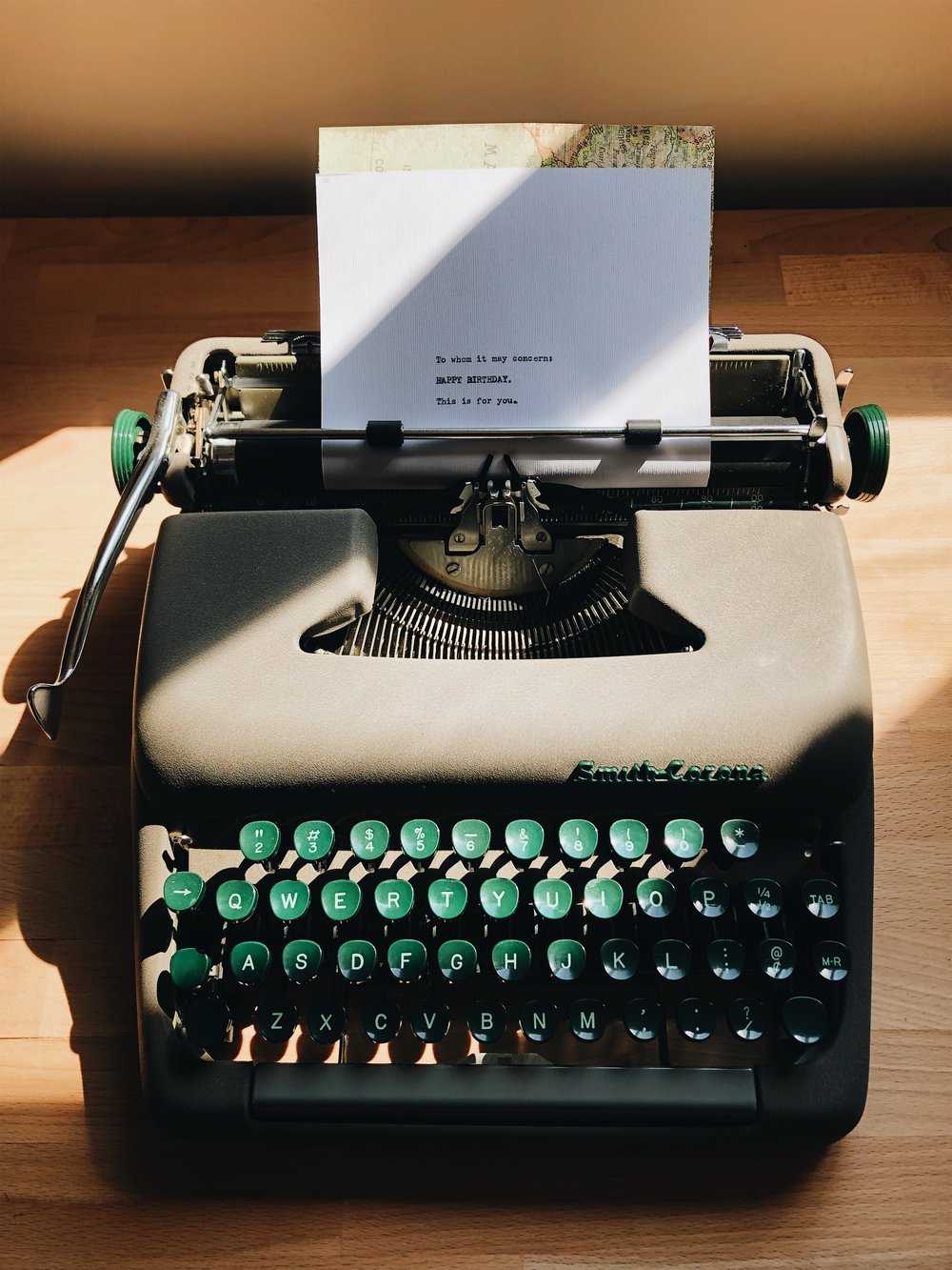 Custom Typewriter Poetry
